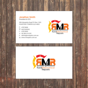 Business Card Design by Sky007 for Rural Mechanical Repairs | Design #14974879
