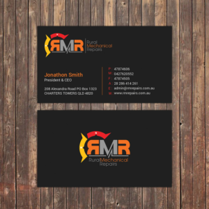 Business Card Design by Sky007 for Rural Mechanical Repairs | Design: #14975256