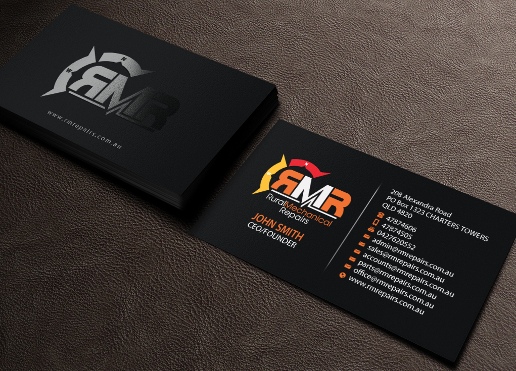 Business Card Design by Brand aid for Rural Mechanical Repairs | Design #14923097