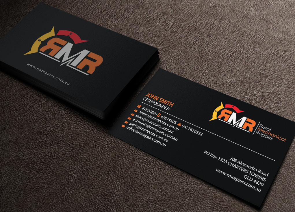 Design de Carte de Visite par Brand aid pour Rural Mechanical Repairs | Design #14923116