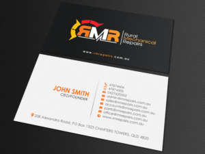 Business Card Design by chandrayaan.creative for Rural Mechanical Repairs | Design: #14923248
