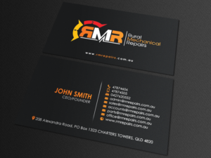 Business Card Design by chandrayaan.creative for Rural Mechanical Repairs | Design: #14923251