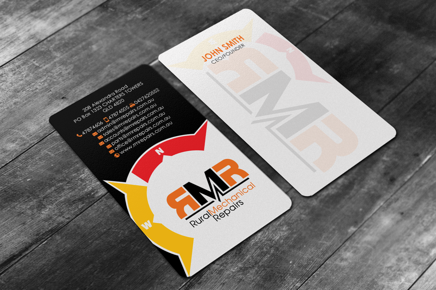 Business Card Design by chandrayaan.creative for Rural Mechanical Repairs | Design #14923318