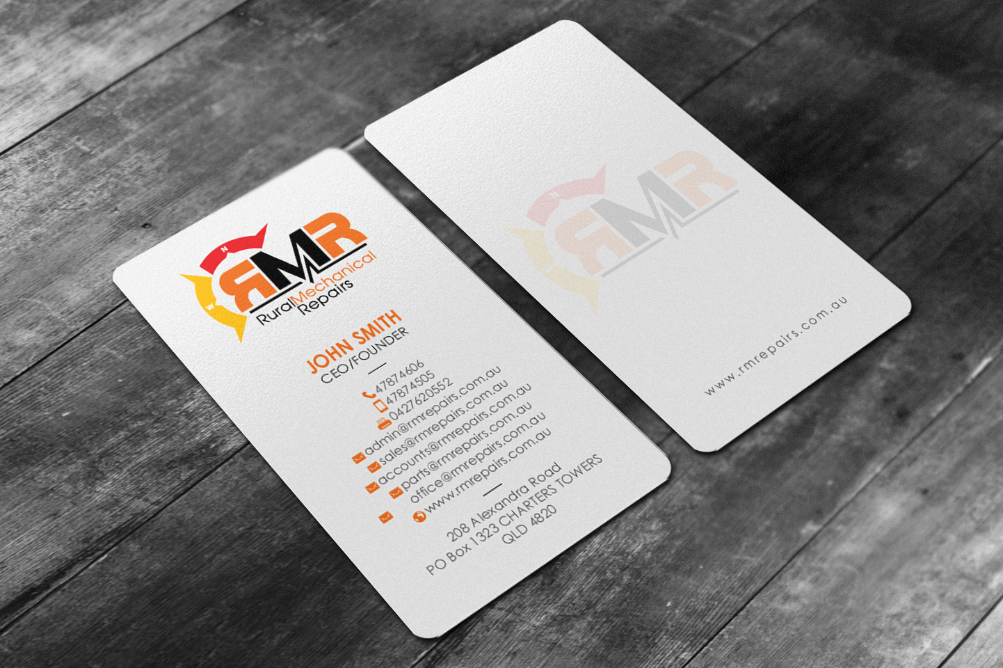 Visitenkarten-Design von chandrayaan.creative für Rural Mechanical Repairs | Design #14943704