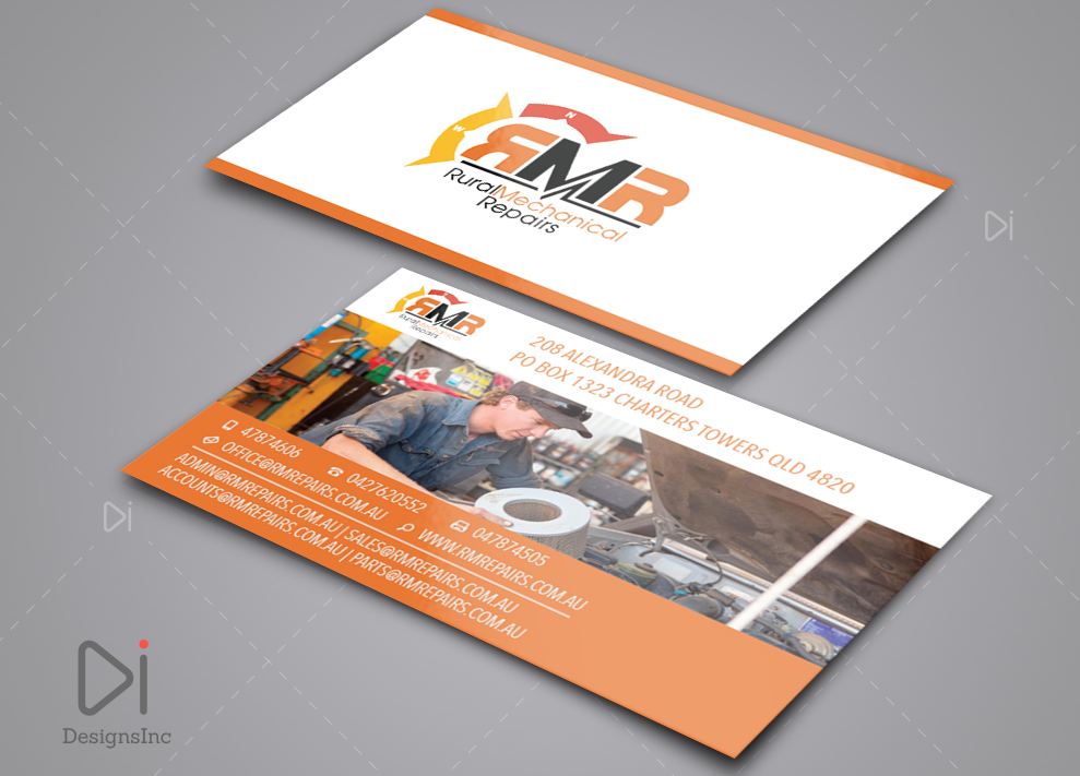 Business Card Design by Design Inc for Rural Mechanical Repairs | Design #15057817