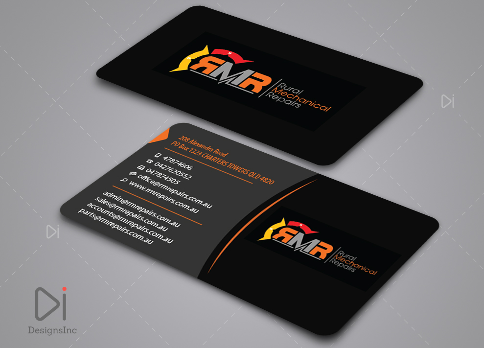 Business Card Design by Design Inc for Rural Mechanical Repairs | Design #15057849