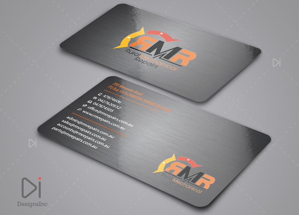 Business Card Design by Design Inc for Rural Mechanical Repairs | Design #15057868