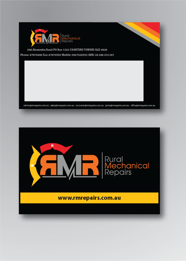 Business Card Design by Phat Nguyen for Rural Mechanical Repairs | Design #14915191