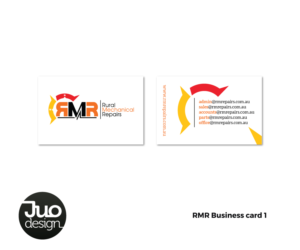 Business Card Design by JUO Design for Rural Mechanical Repairs | Design #14990875