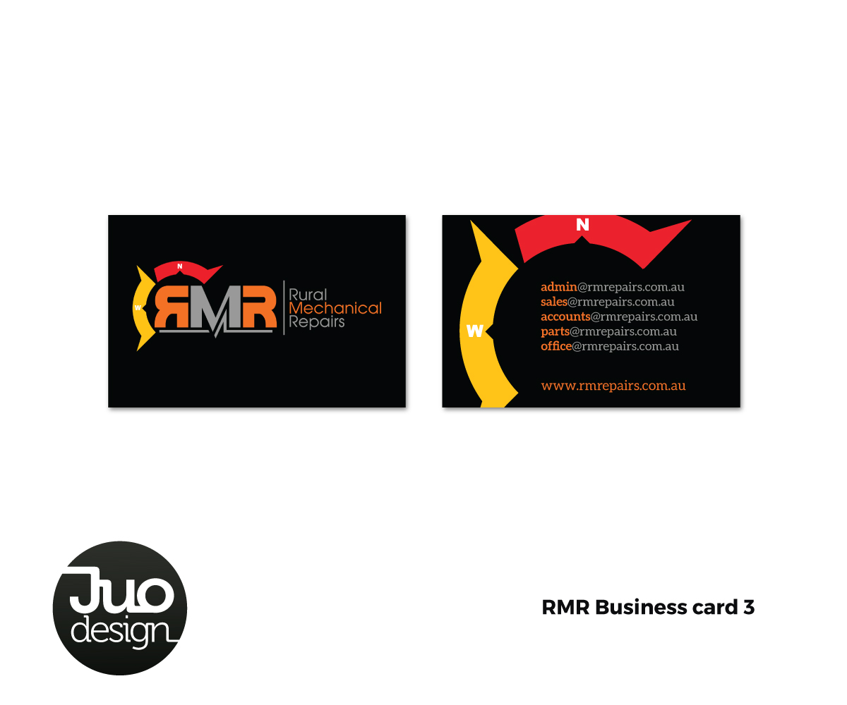 Business Card Design by JUO Design for Rural Mechanical Repairs | Design #14991028
