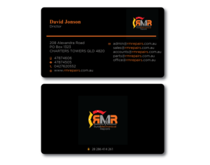 Business Card Design by sanjeda.2998akter for Rural Mechanical Repairs | Design: #15021118