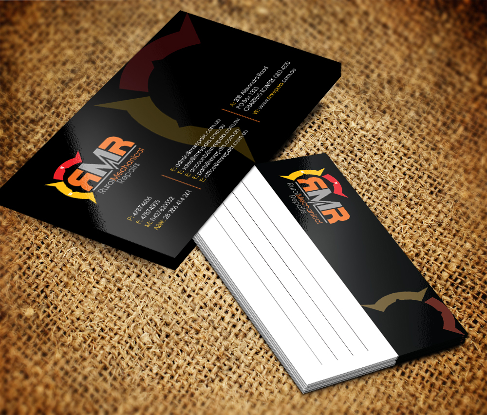 Business Card Design by Somnath Chatterjee for Rural Mechanical Repairs | Design #14955593
