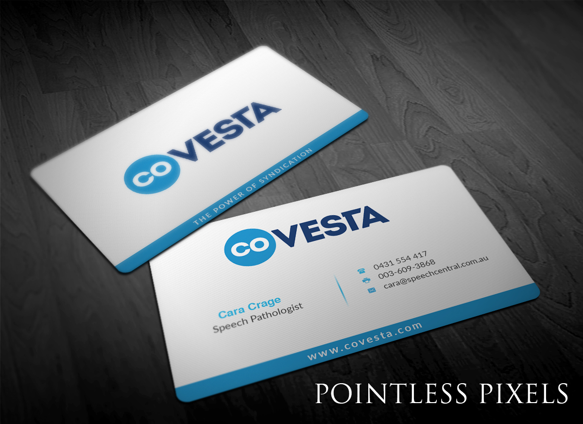 Business Card Design by Pointless Pixels India for CoVesta | Design #14810547
