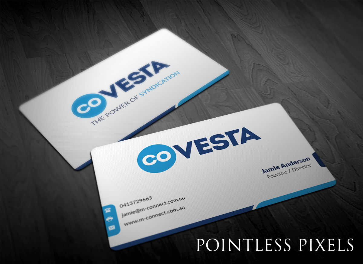 Business Card Design by Pointless Pixels India for CoVesta | Design #14810549