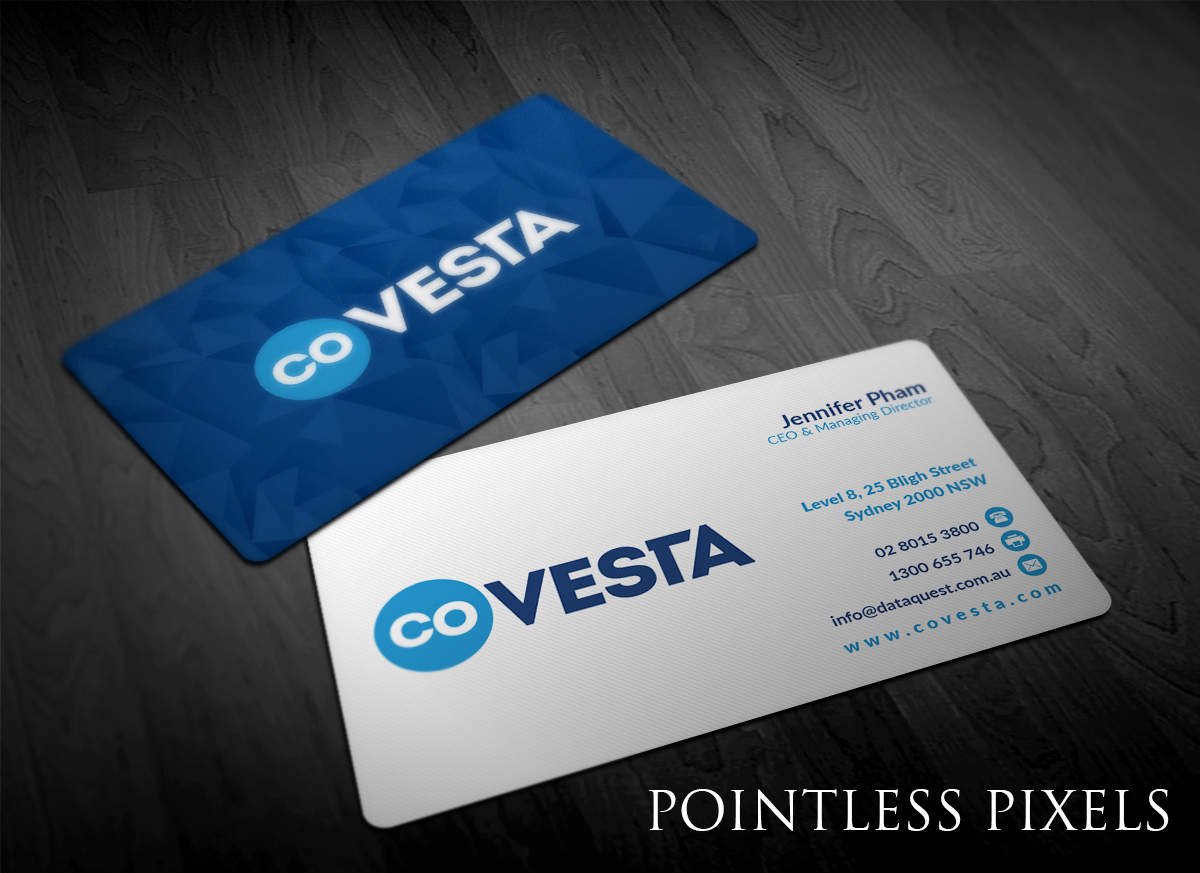 Business Card Design by Pointless Pixels India for CoVesta | Design #14814710