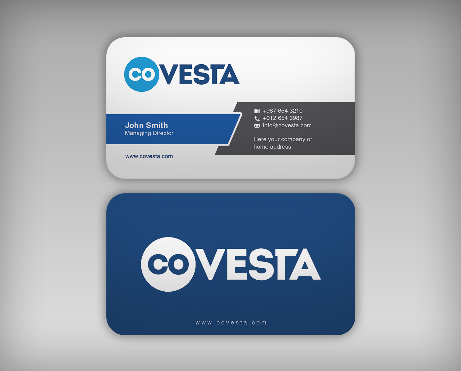 Diseño de Tarjeta de Presentación por WebixBD para CoVesta | Diseño #14825566