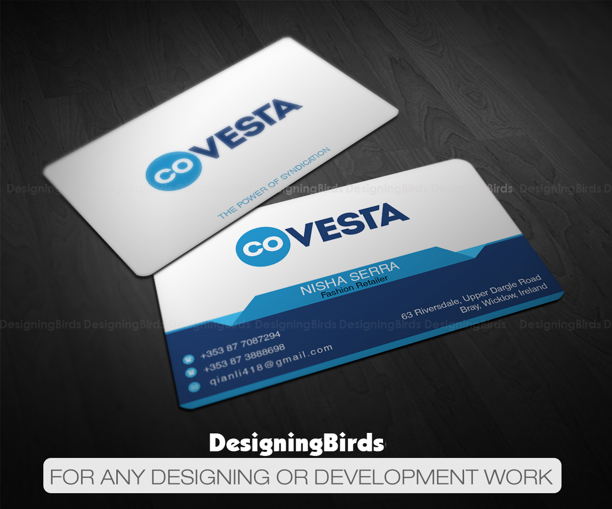 Diseño de Tarjeta de Presentación por Designing Birds para CoVesta | Diseño #14832696