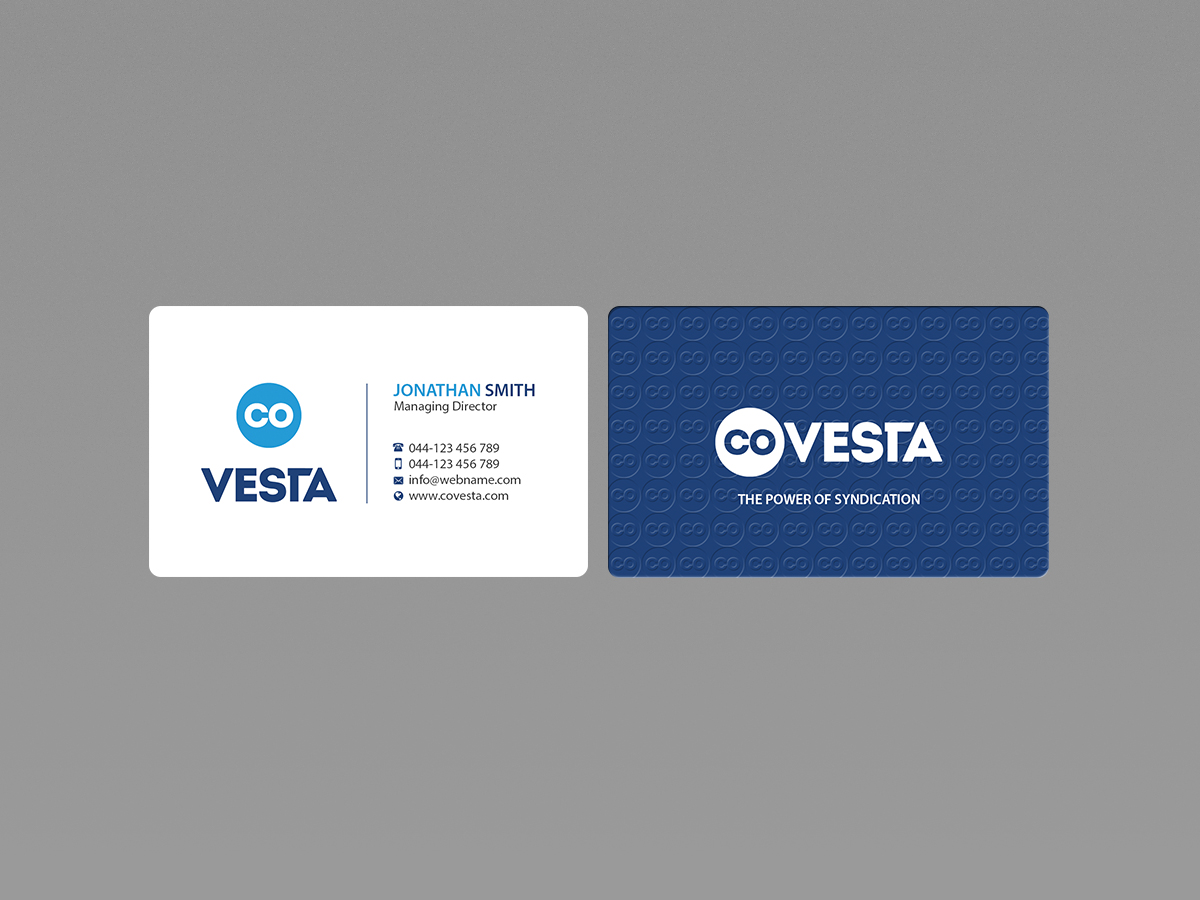 Diseño de Tarjeta de Presentación por Creations Box 2015 para CoVesta | Diseño #14815789