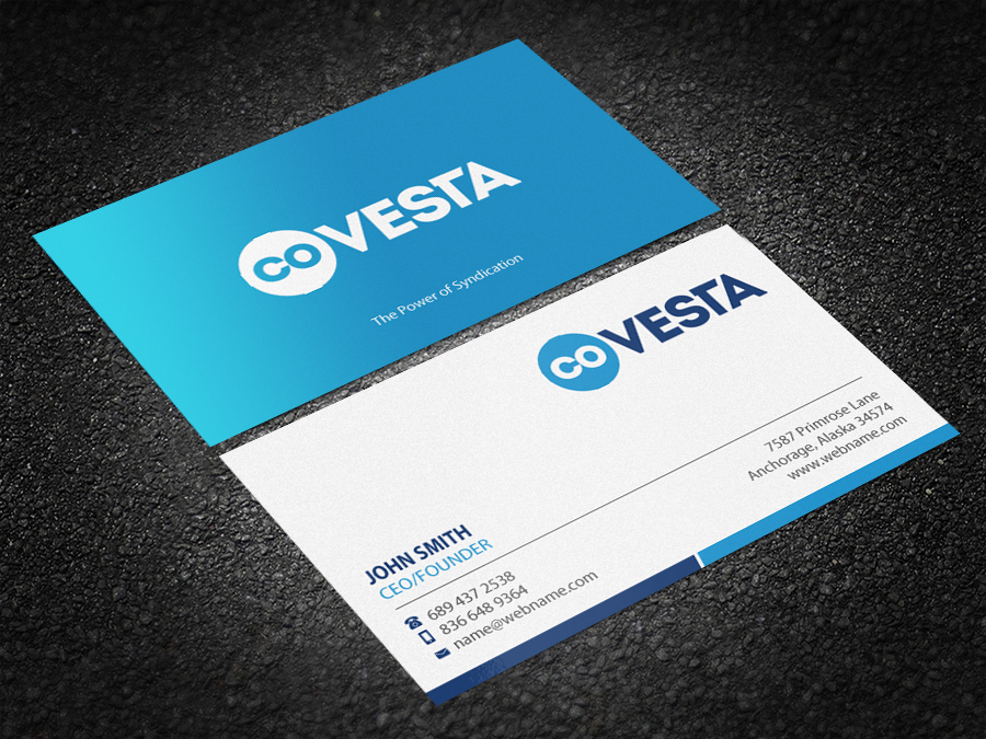 Diseño de Tarjeta de Presentación por Brand aid para CoVesta | Diseño #14821617