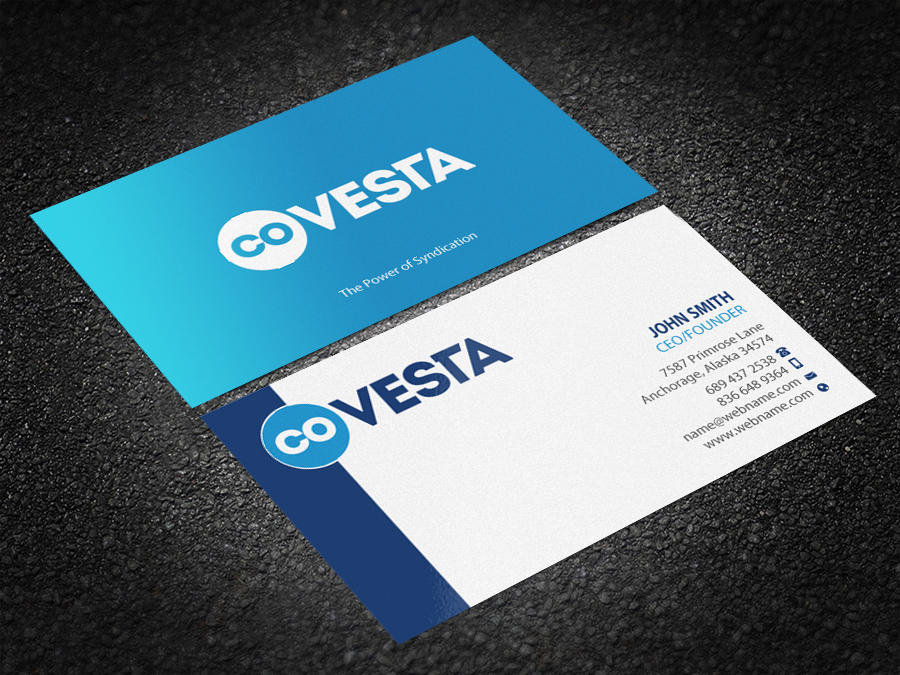 Diseño de Tarjeta de Presentación por Brand aid para CoVesta | Diseño #14821627