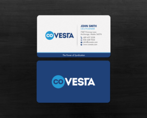 Diseño de Tarjeta de Presentación por chandrayaan.creative para CoVesta | Diseño: #14809252