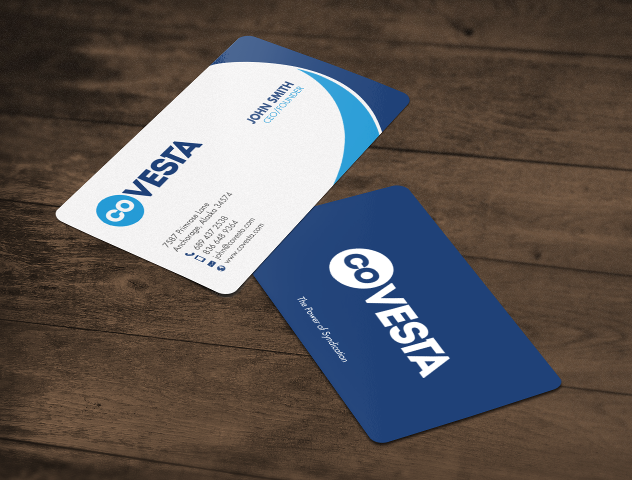 Business Card Design by chandrayaan.creative for CoVesta | Design #14809461