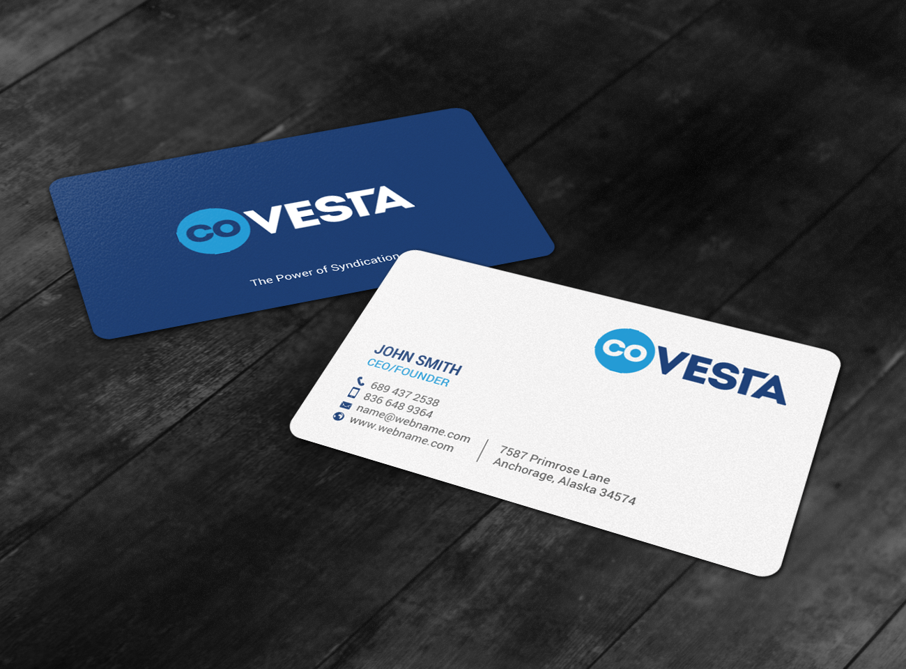 Business Card Design by chandrayaan.creative for CoVesta | Design #14825571
