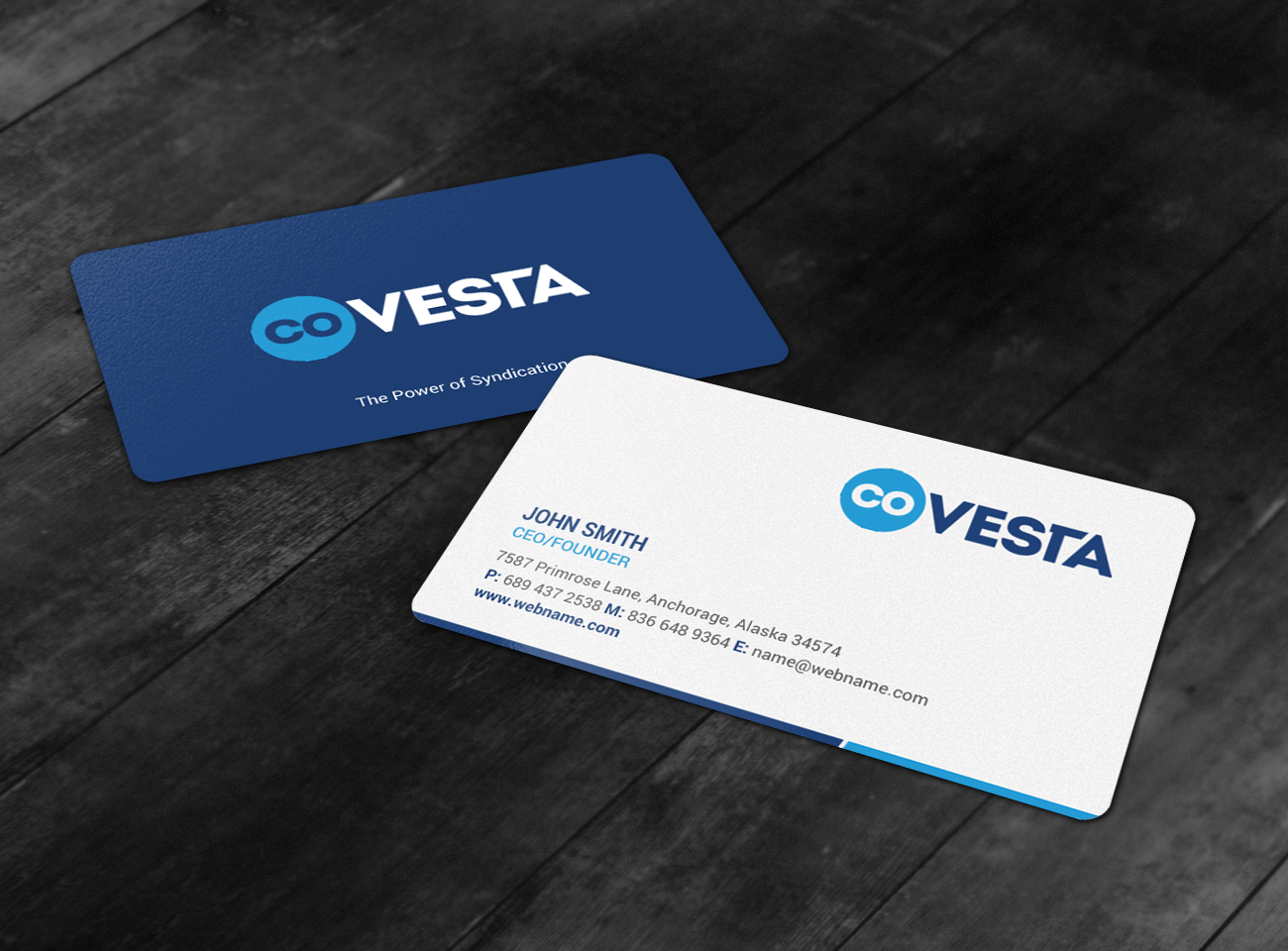 Visitenkarten-Design von chandrayaan.creative für CoVesta | Design #14825577