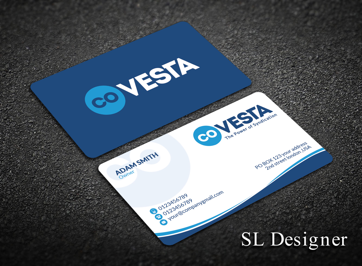 Diseño de Tarjeta de Presentación por SL Designer para CoVesta | Diseño #14809968