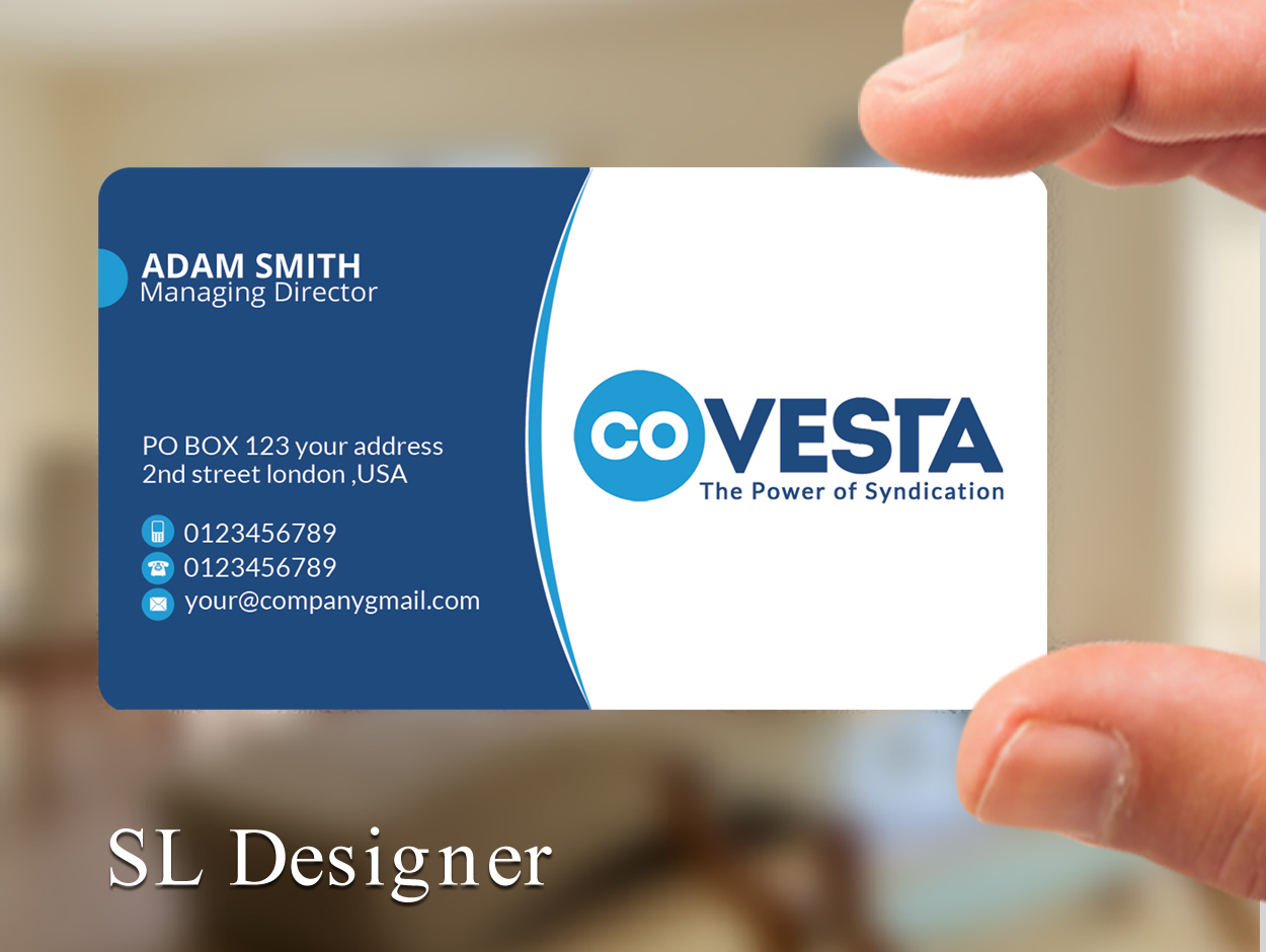 Diseño de Tarjeta de Presentación por SL Designer para CoVesta | Diseño #14809975