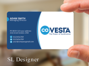 Diseño de Tarjeta de Presentación por SL Designer para CoVesta | Diseño: #14809975