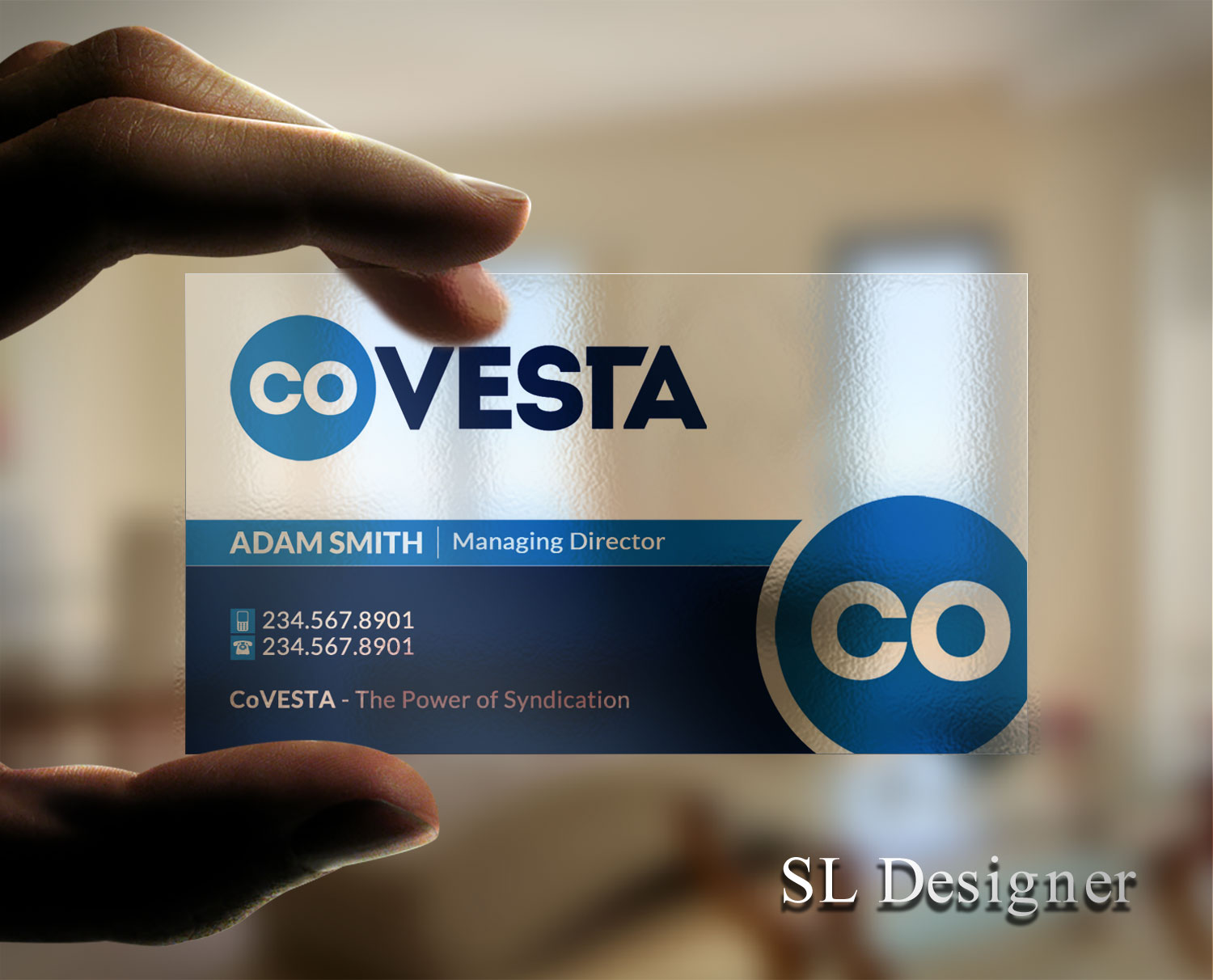 Diseño de Tarjeta de Presentación por SL Designer para CoVesta | Diseño #14809976