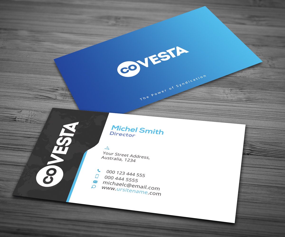 Diseño de Tarjeta de Presentación por Graphic Flame para CoVesta | Diseño #14813761