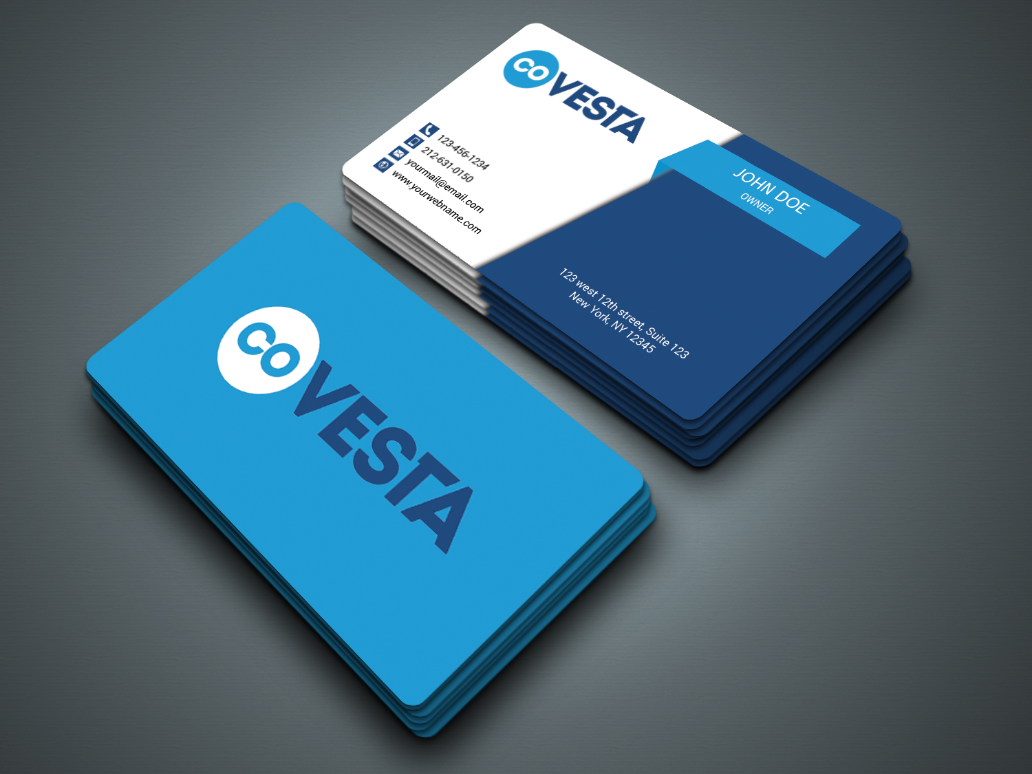 Diseño de Tarjeta de Presentación por zahidrabby.bigc para CoVesta | Diseño #14812353