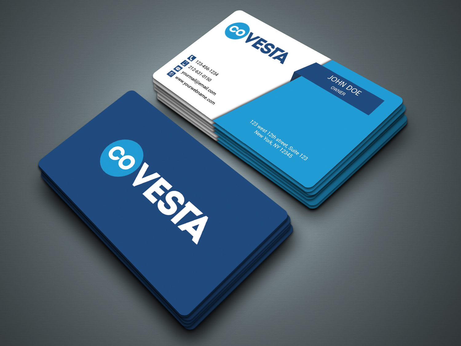 Diseño de Tarjeta de Presentación por zahidrabby.bigc para CoVesta | Diseño #14812369