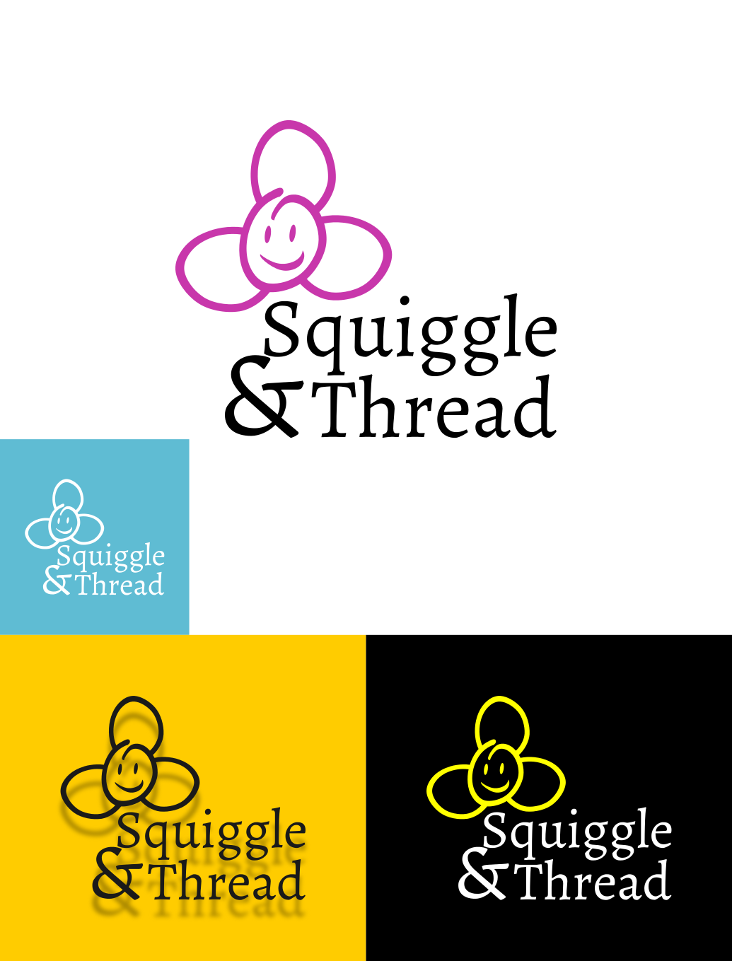 Logo Design by ChinMaya for Squiggle & Thread | Design #14914443