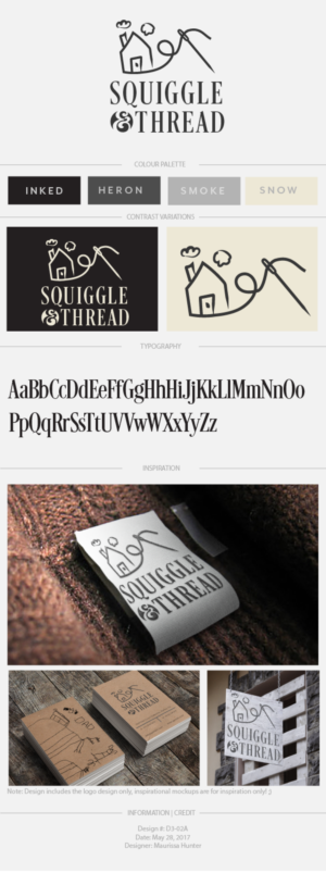 Diseño de Logo por Maurissahunter para Squiggle & Thread | Diseño: #14935453