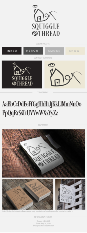 Diseño de Logo por Maurissahunter para Squiggle & Thread | Diseño: #14944784