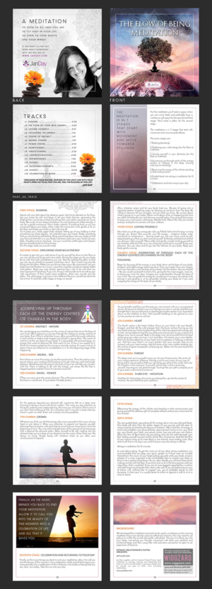Booklet for meditation CD to match existing CD cover | Flyer Design by SAI DESIGNS