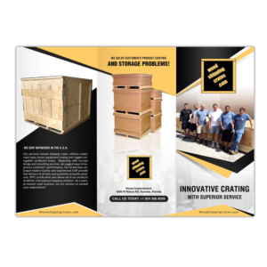 Flyer-Design von creative.bugs für Woodshippingcrates.com | Design: #14810018