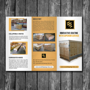 Flyer-Design von creative.bugs für Woodshippingcrates.com | Design: #14812789