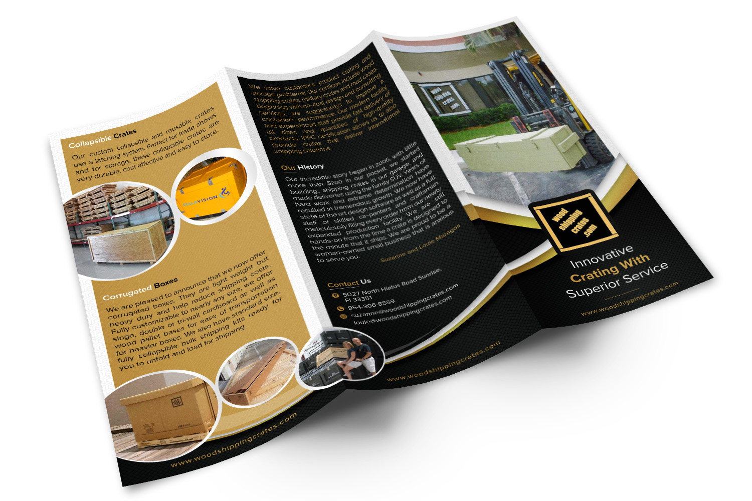 Flyer Design by SAI DESIGNS for Woodshippingcrates.com | Design #14887418