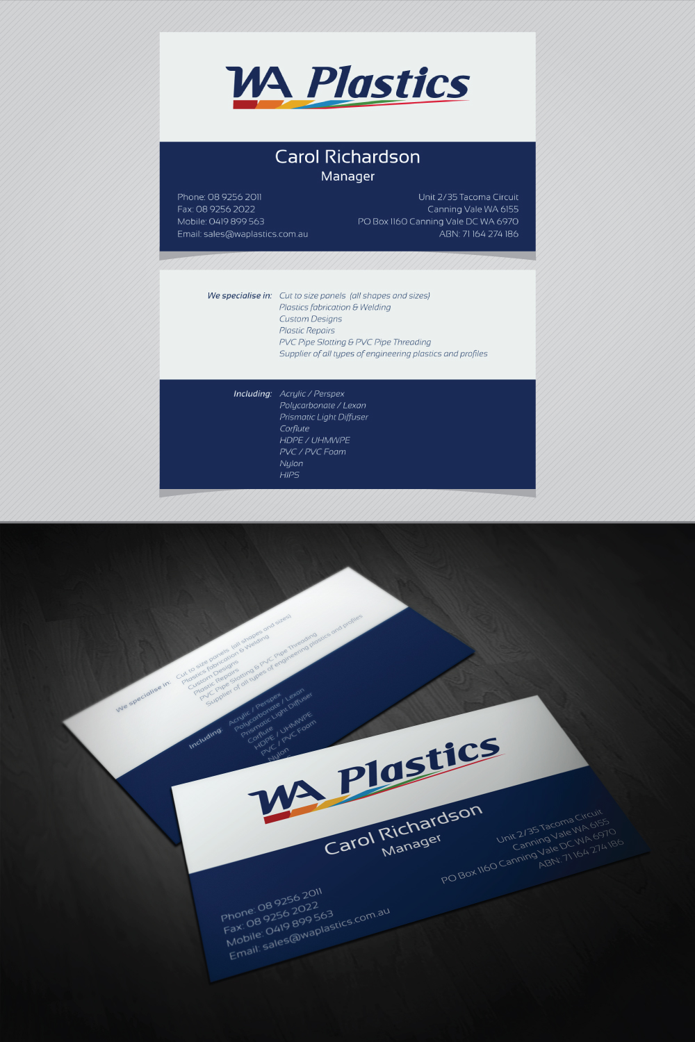 Business Card Design by desert_fox99 for this project | Design #2569744