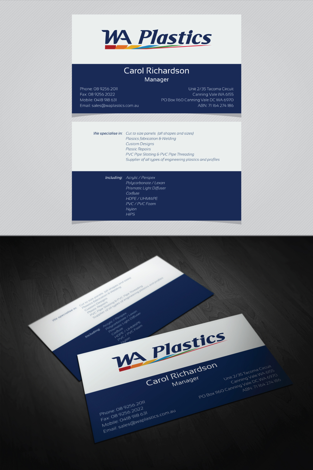 Visitenkarten-Design von desert_fox99 für dieses Projekt | Design: #2570088