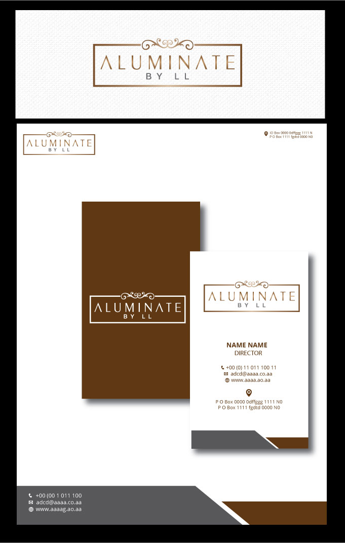 Logo Design by zebronicgraphic for Aluminate Life by LL inc | Design #14848564