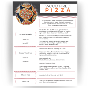 Menu Design by ArtSoul for this project | Design: #14997460