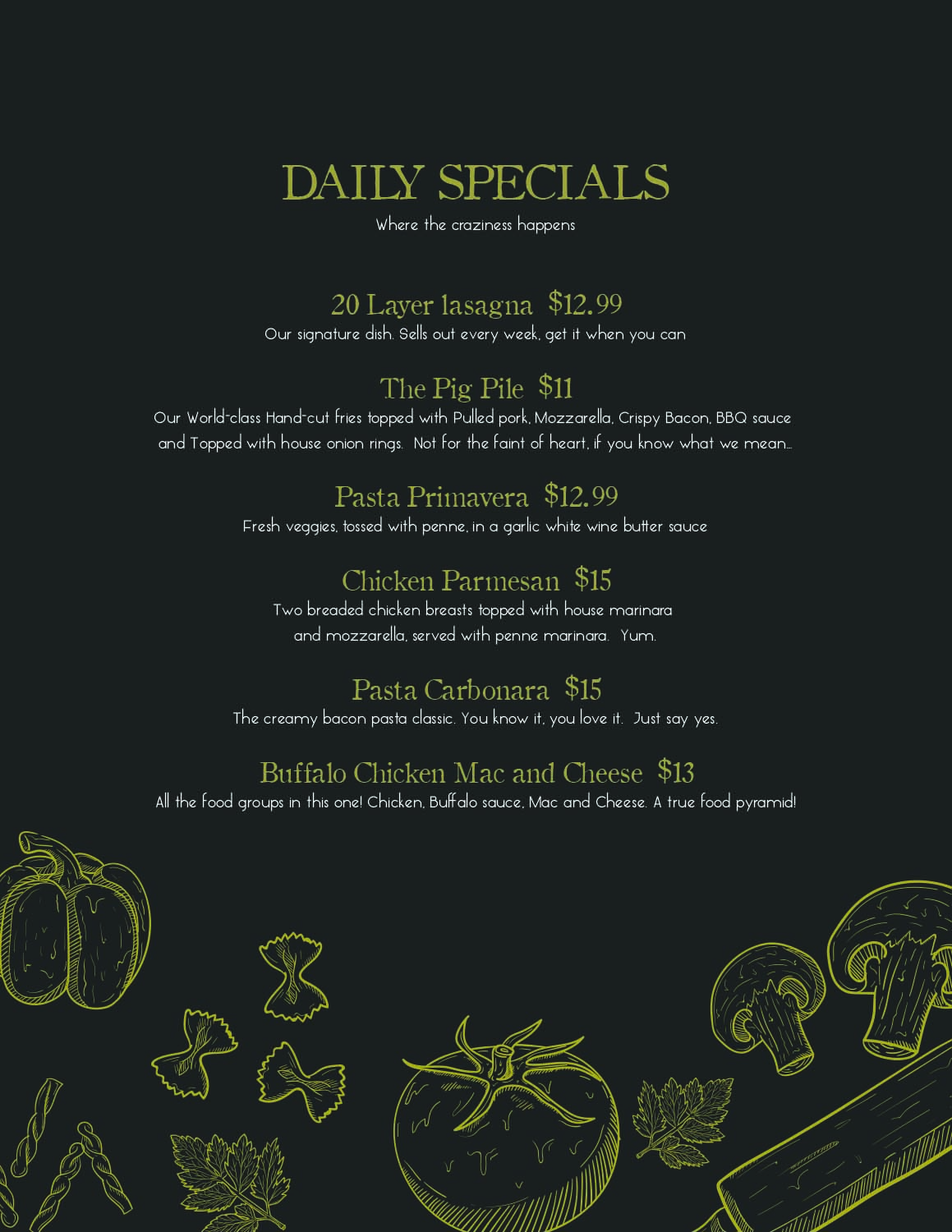 Menu Design by fmalik90 for this project | Design #14839924