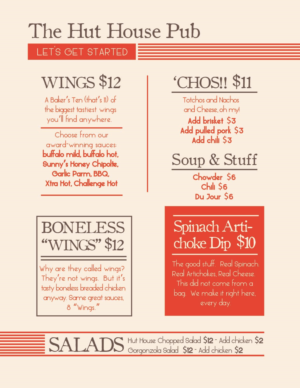 Menu Design by fmalik90