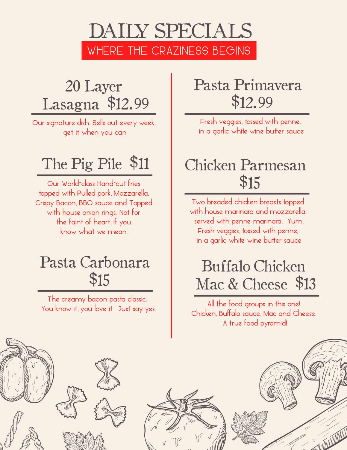 Menu Design by fmalik90 for this project | Design #14972089