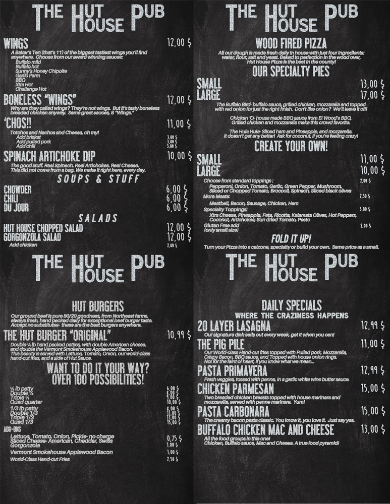 Menu Design by Mobscene_93 for this project | Design #14845574
